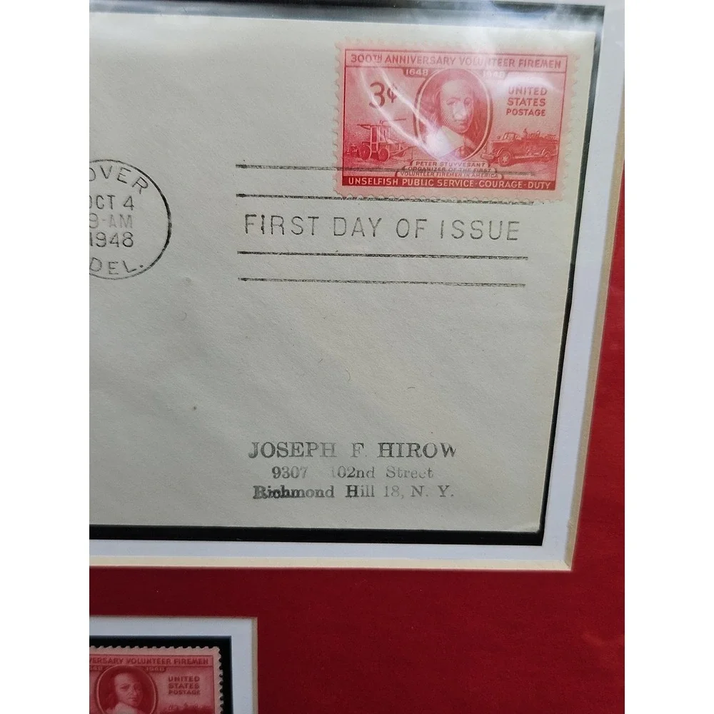 Firemen Firefighters 9/11‎ Heroes First Day Issue Stamps Firetruck 3 Matted Sets